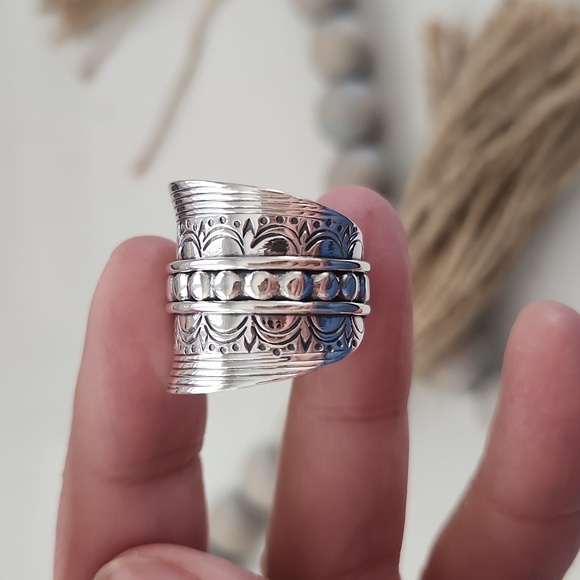 ✨️NEW Genuine Sterling Silver Bali Style Ring (Specialty) - Picture 4 of 4